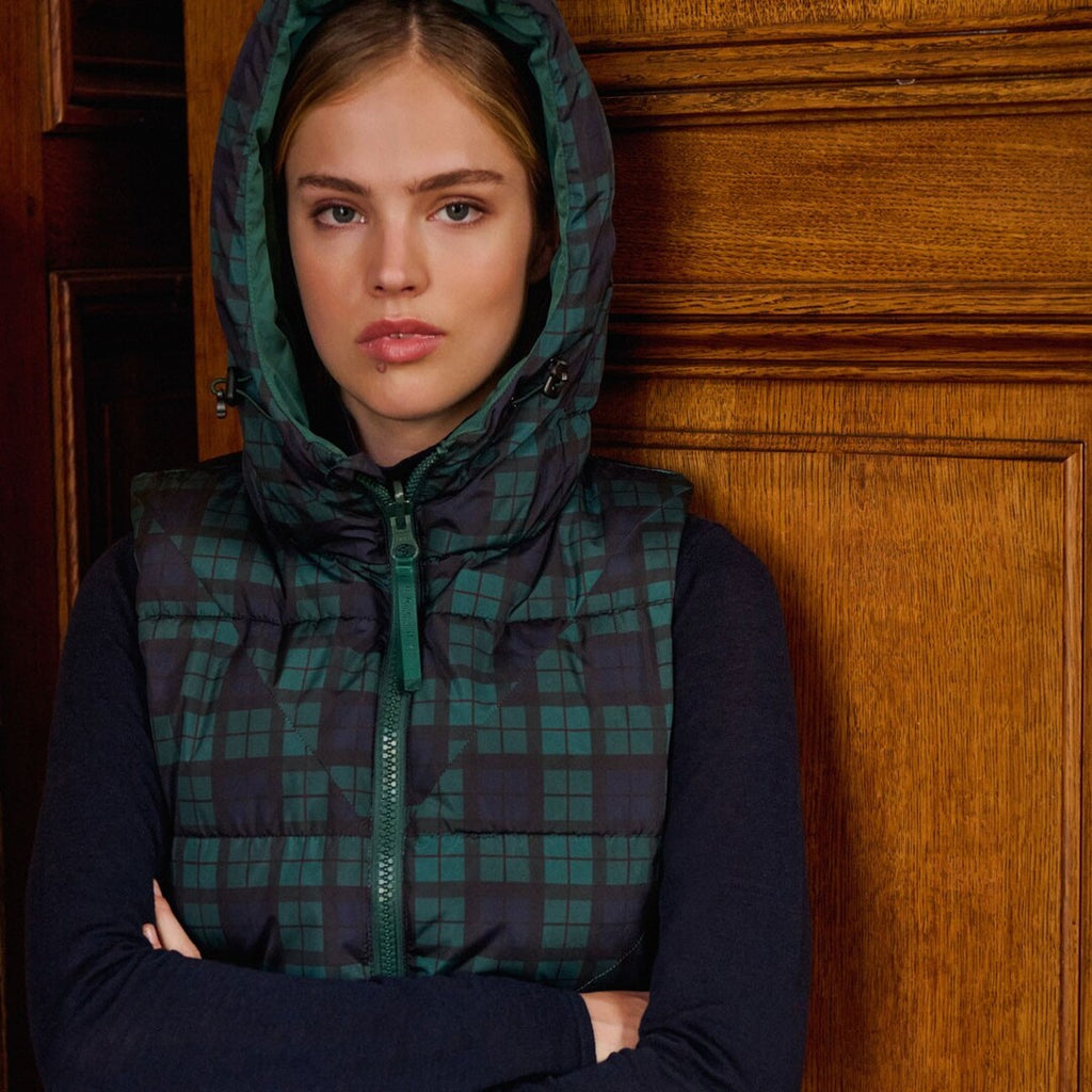 Capuche de pluie Fudoon carreaux petite mendigote checks