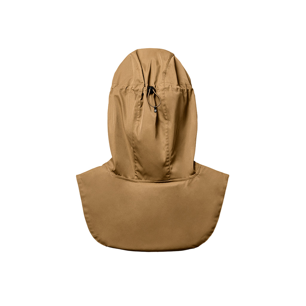 Capuche de pluie imperméable Fudini camel