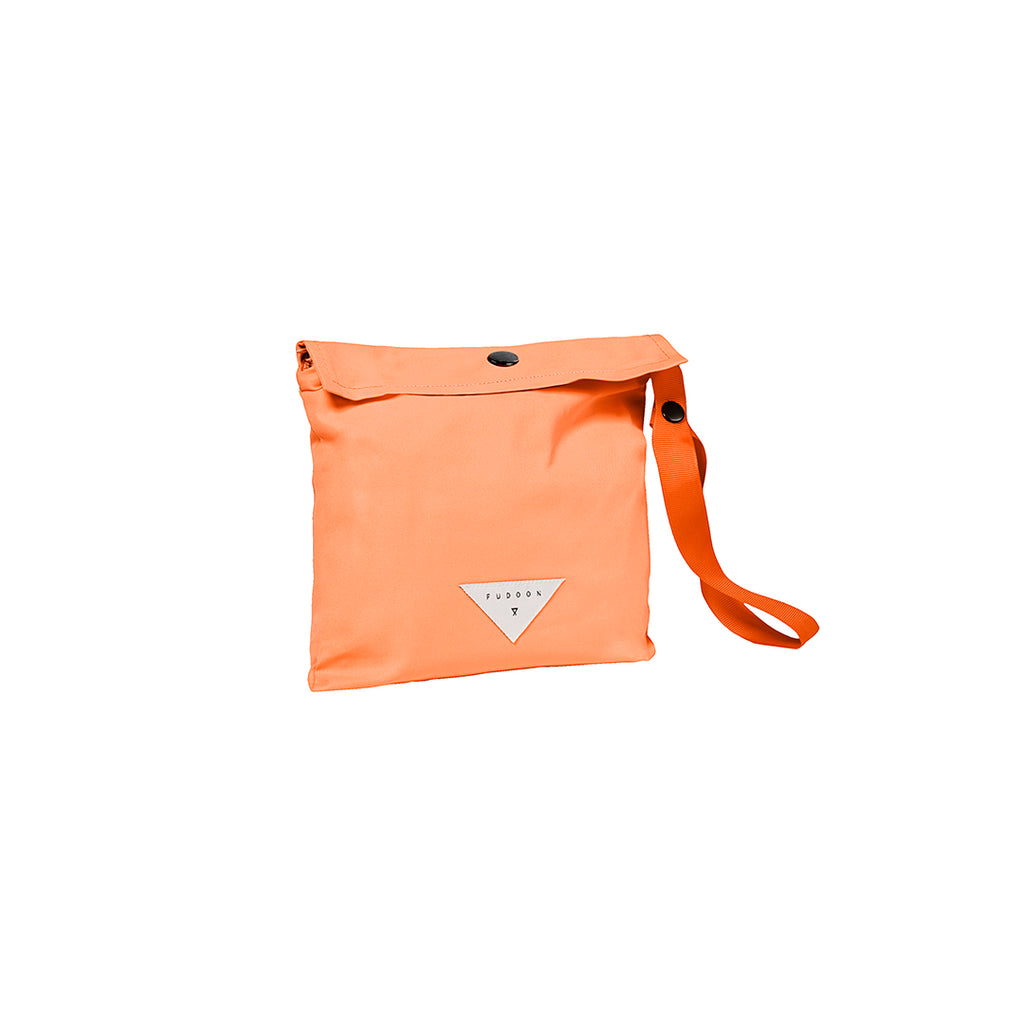 Practical orange Fudini rain hood