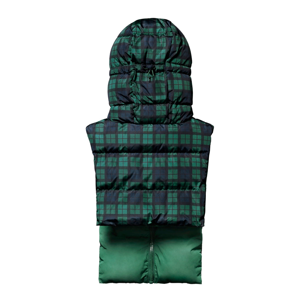 Capuche de pluie amovible Fudoon carreaux petite mendigote