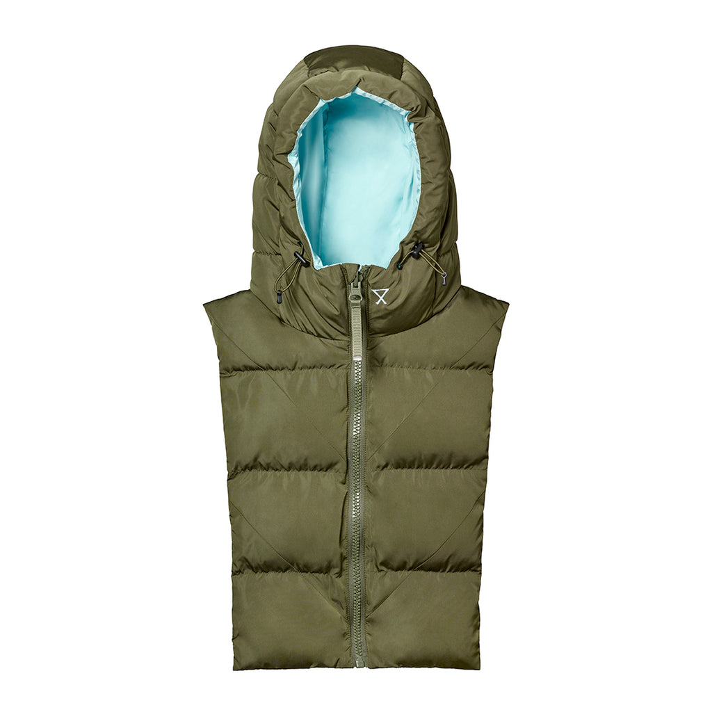 Capuche Fudoon kaki aqua pluie