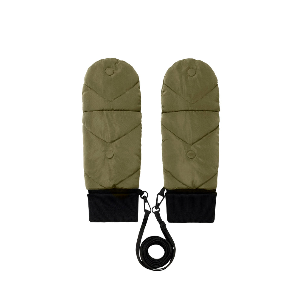 Moufles convertibles mitaines kaki Fudoon pratique