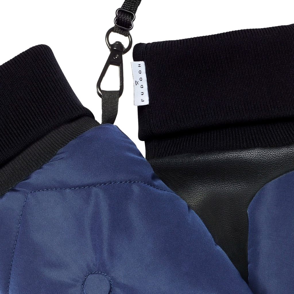 Moufles convertibles mitaines bleu marine Fudoon pratique