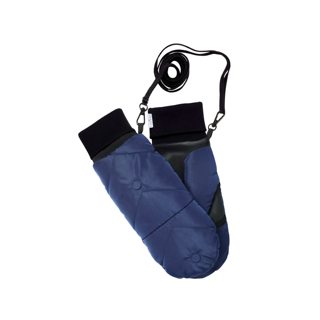 Moufles convertibles mitaines bleu marine Fudoon chaudes