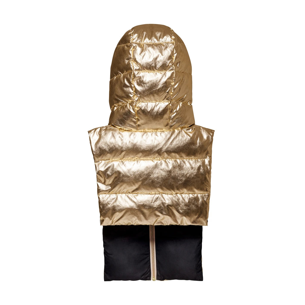 Removable hood Fudoon in gold and black