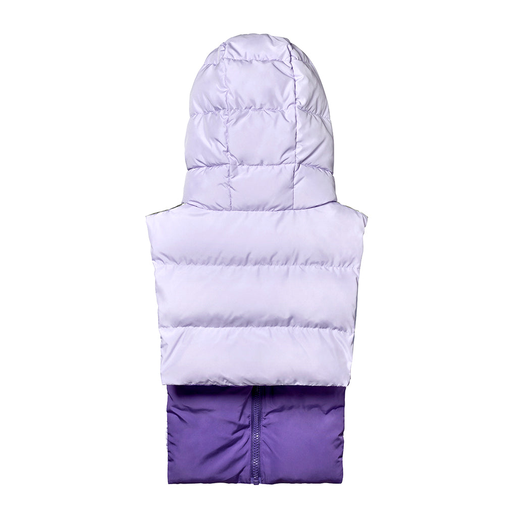 Capuche Fudoon violet argenté déperlante