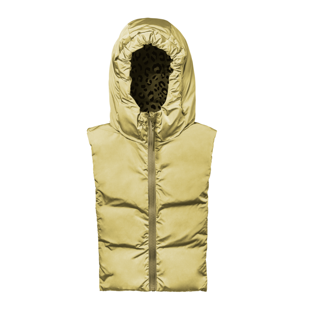 Fudoon capuche pluie léopard kaki lichen