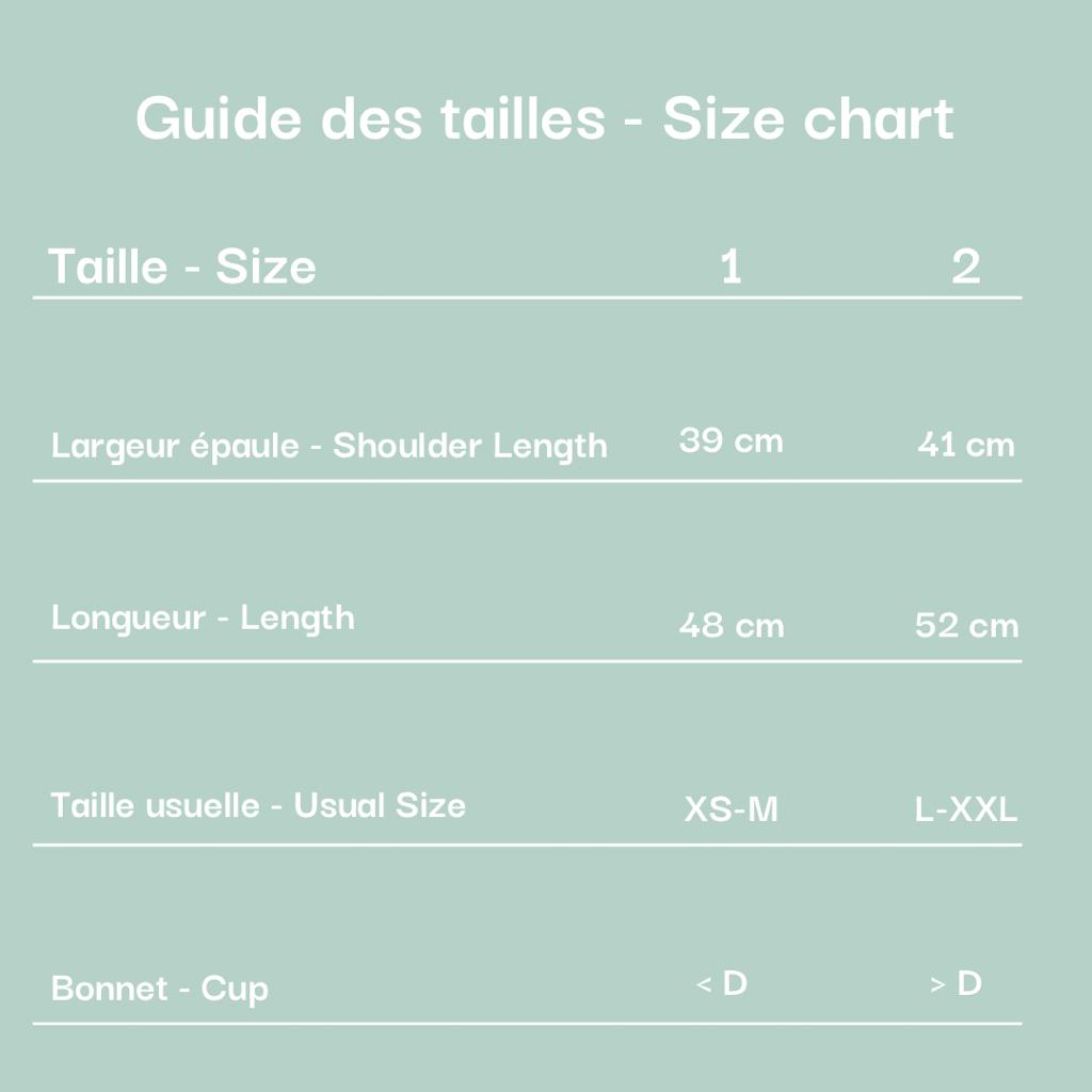 Guide des tailles Fudoon