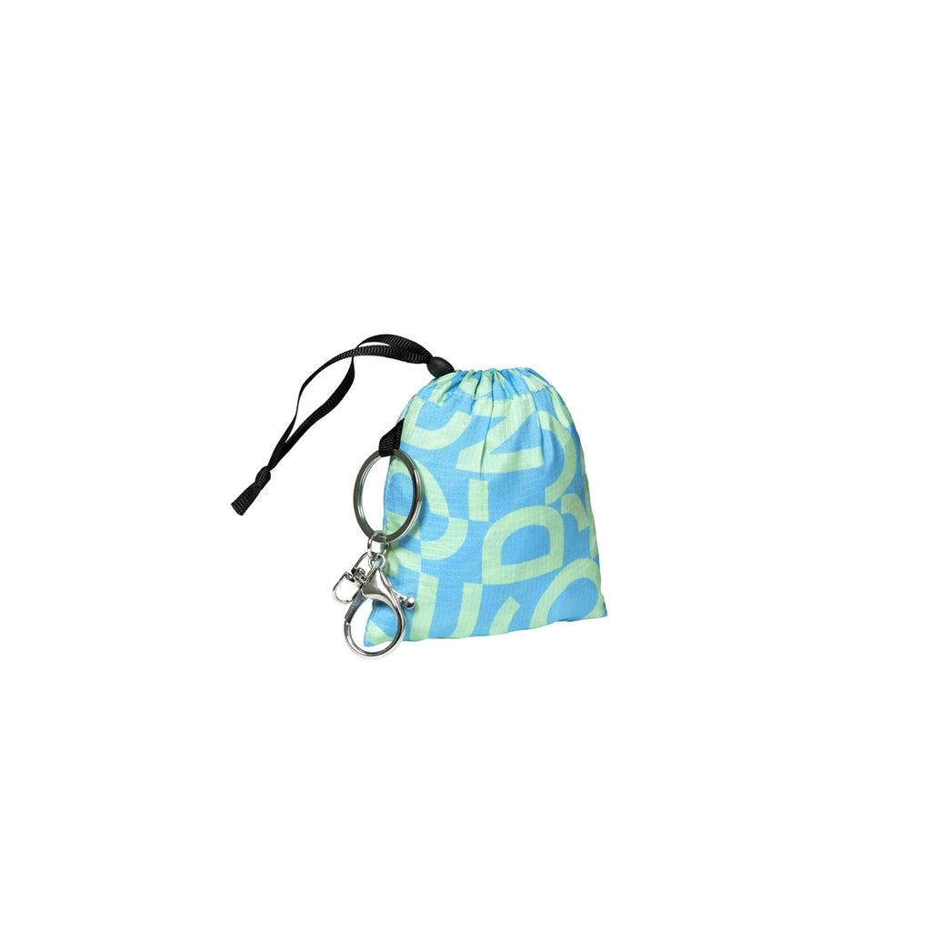 Nanobag Fudoon blue and green bag keyring