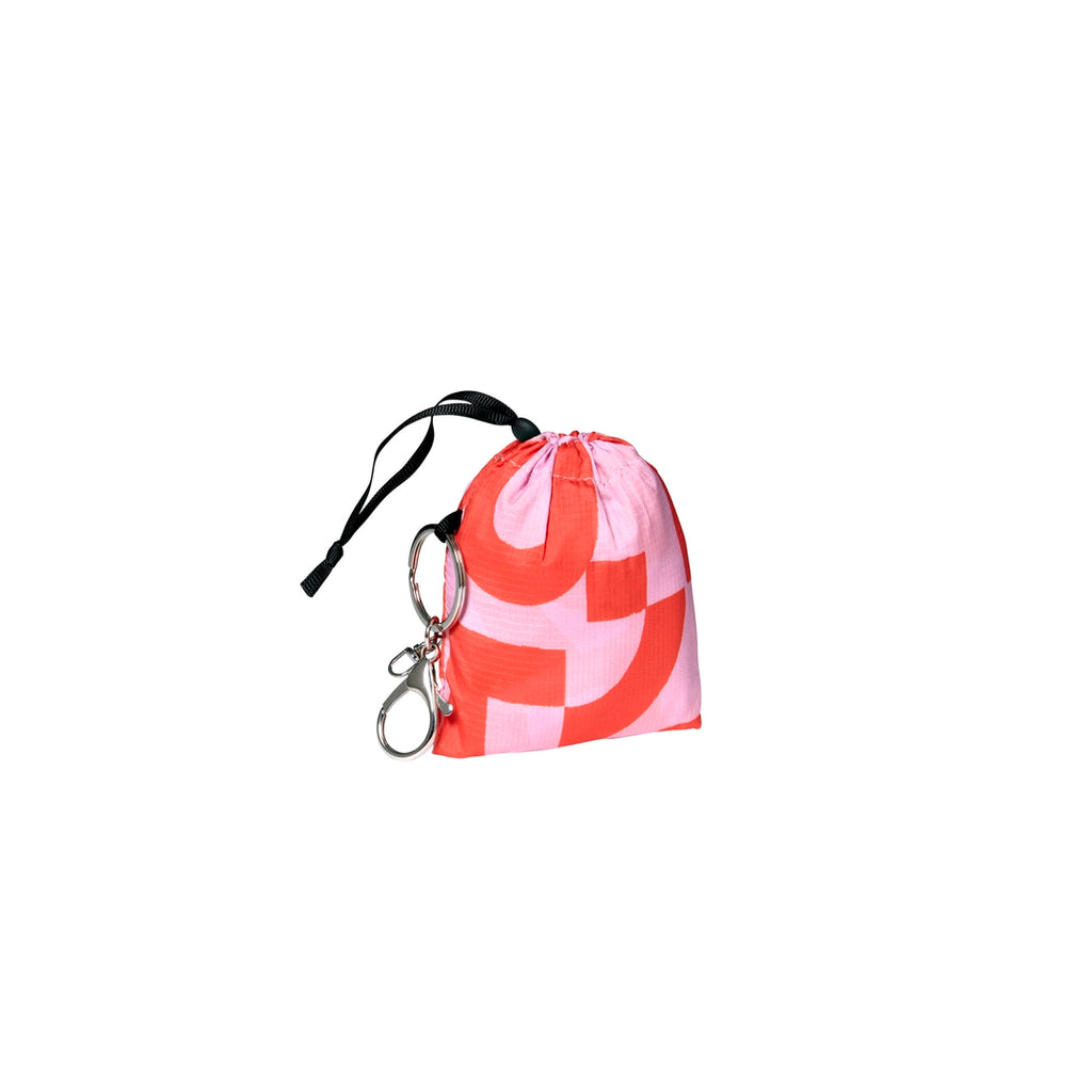 Keyring Nanobag Fudoon pink red