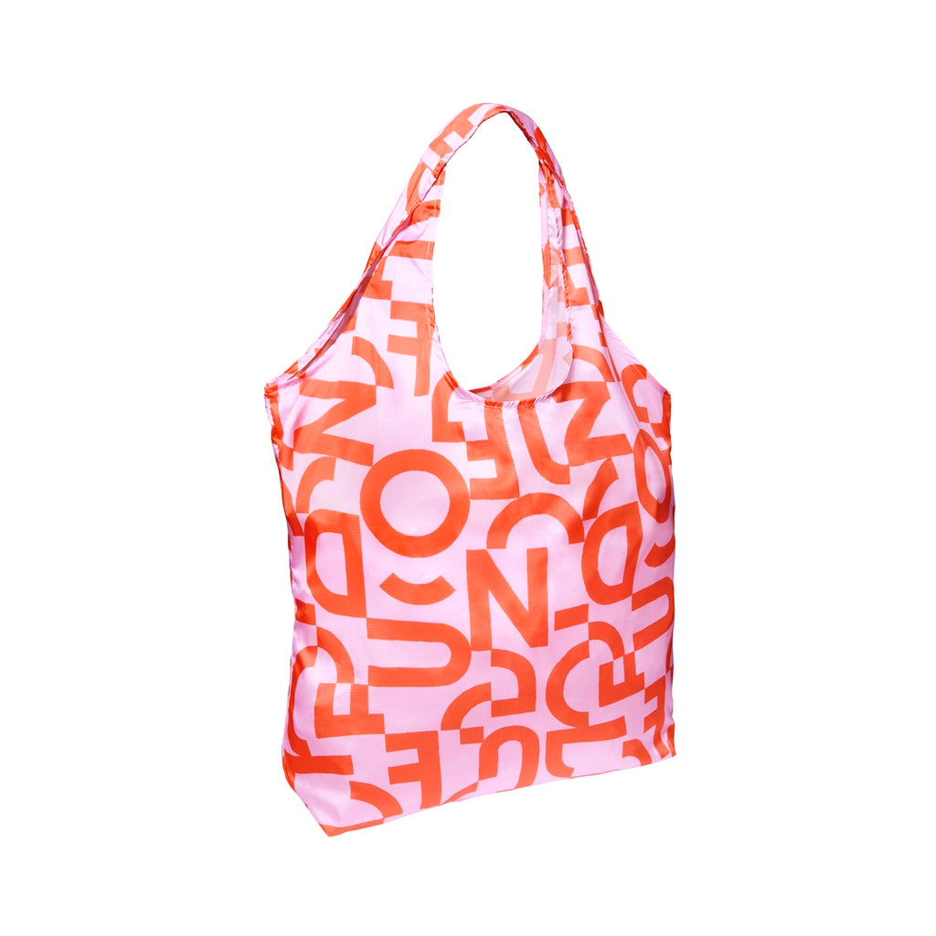 Nanobag Fudoon keyring bag pink red
